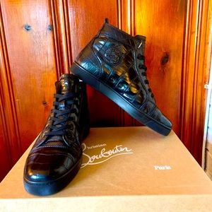 Christian Louboutin Louis Croc Flat EU 44 US 11